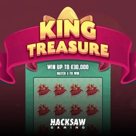 King Treasure casino game by Hacksaw Gaming – featured logo at Igobet