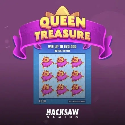 Queen Treasure logo – Lottery by Hacksaw Gaming at Igobet