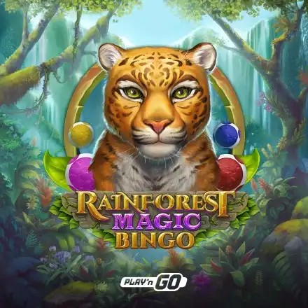 Rainforest Magic Bingo by Play&#039;n GO, showcased at igobetnederland.nl – game logo